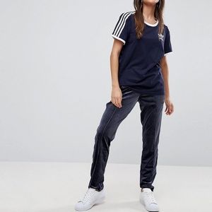 Adidas velvet track pants